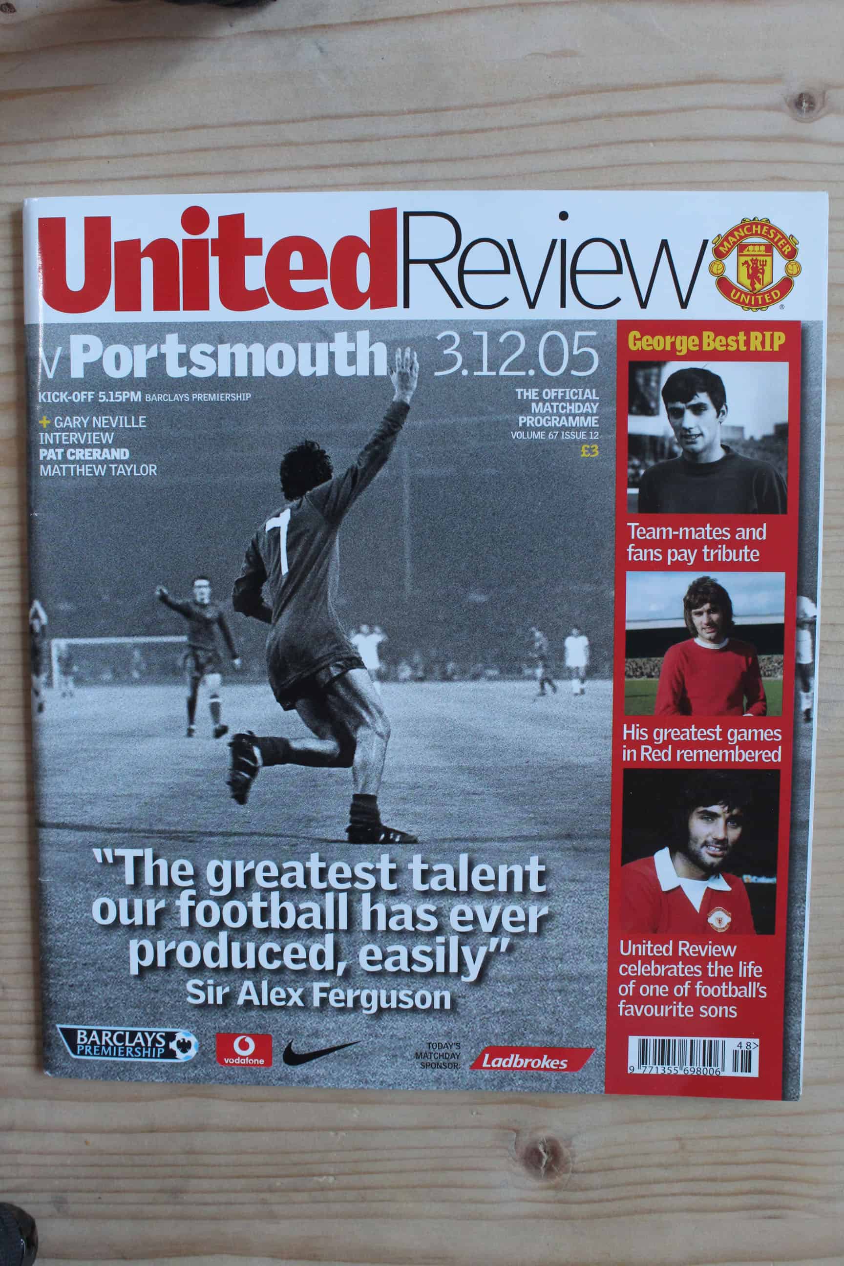 Manchester United FC v Portsmouth FC